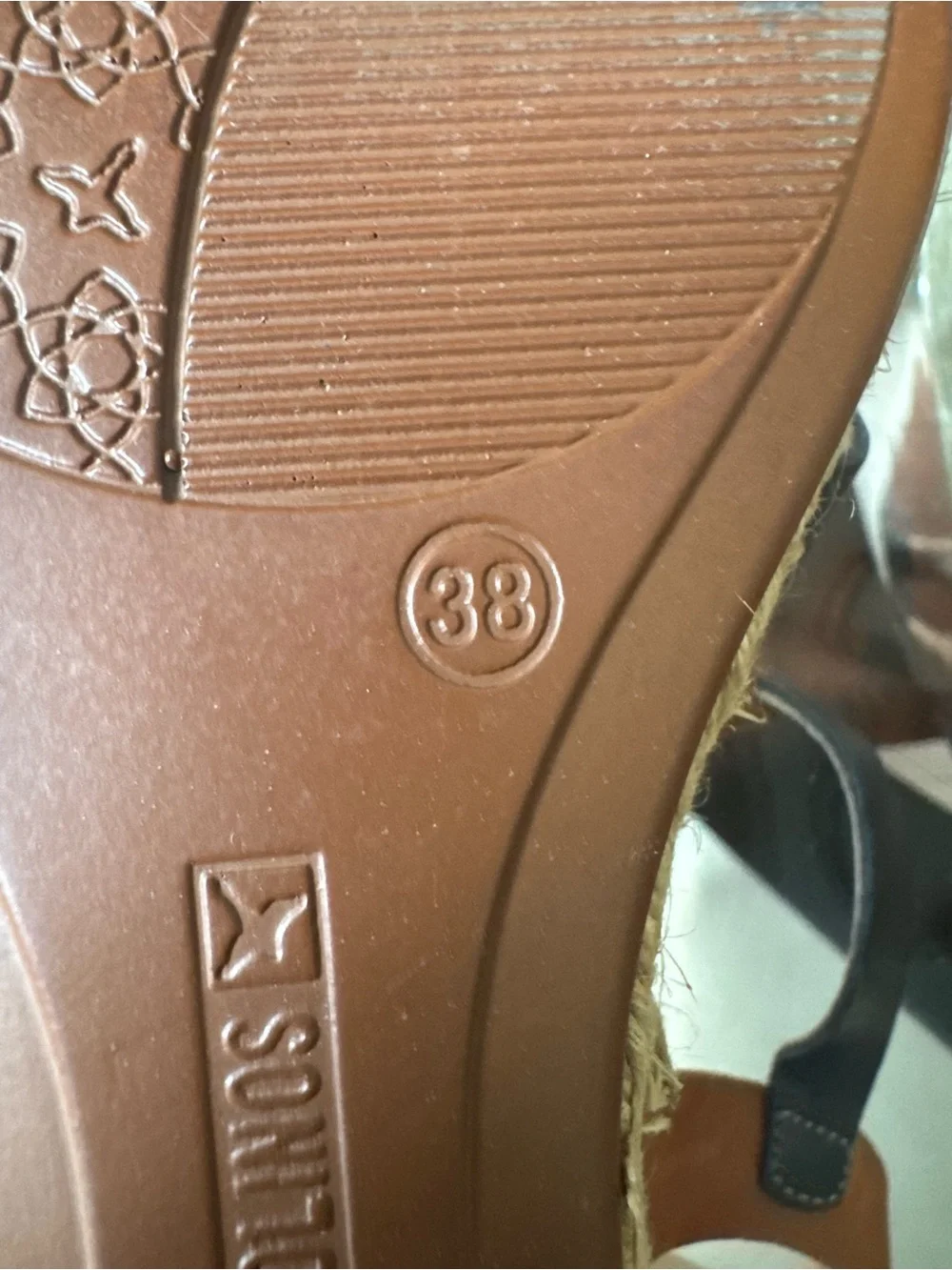 Pikolinos Mojacar Wedge sandals in brandy color size 7.5 comfortable shoes